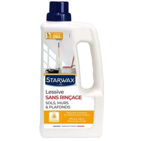 STARWAX 1L Detergente sin aclarado para suelos, paredes y techos STARWAX