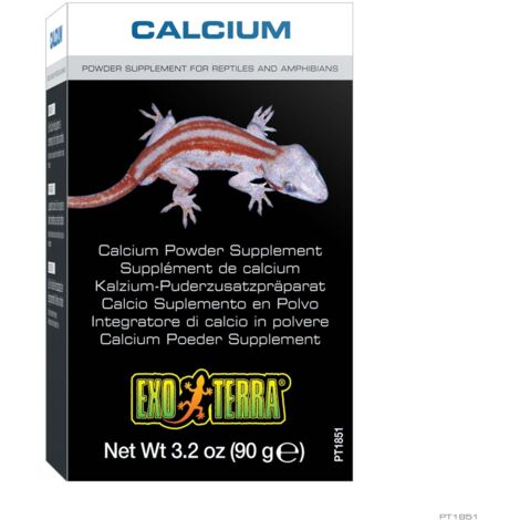 Suplementos de calcio en polvo Exo Terra - 90g