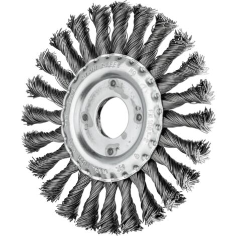 Brosse ronde RBG D.125mm épaisseur fil 0,5mm STA 0,5mm 12500min 1 pièce. (1/5)
