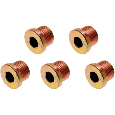 Tornillos de drenaje de aceite  para 126  M17 x 1,5 mm  5 piezas