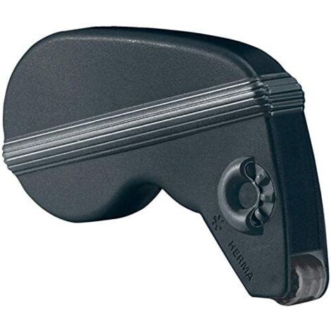 Herma Dispensador de adhesivo, permanente (13 x 12 mm, recargable) con barras de pegamento de doble cara para fotos, manualidades, escuela y oficina, negro (1/5)