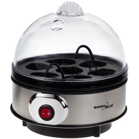 GreenBlue GB572 Cocedor de Huevos Automático, Potencia 400W, hasta 7 Huevos, Vaso Medidor, 220-240V, 50 Hz