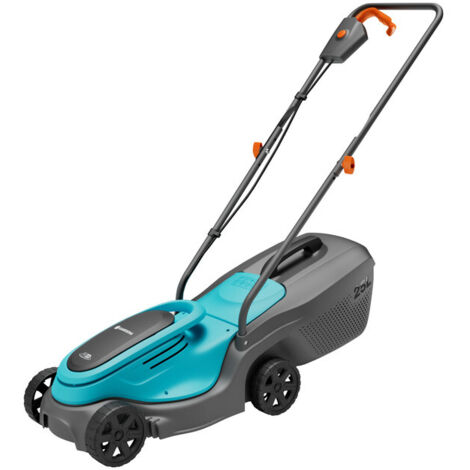 GARDENA Cortacésped batería PowerMax ancho de corte 30 cm, 18V POWER FOR ALL cargador y batería no incluidos, cortacésped hasta 150 m², altura de corte 35-65 mm, capacidad 25 l, ergonómico (14630-55)