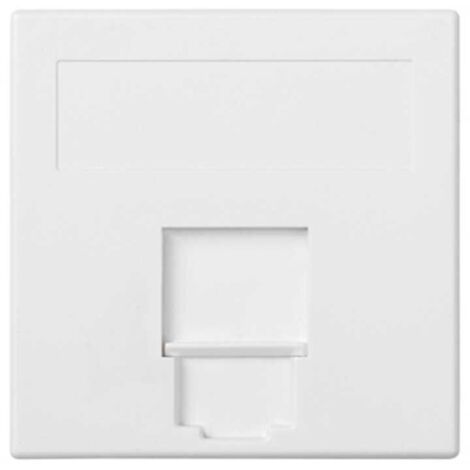 Placa voz y datos plana cg 1c amp/br/sy/kr/be blanco SIMON 50000085-030