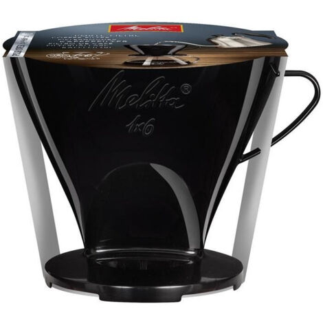 Portafiltros Melitta 1x6 8 Tazas Plástico Fácil Limpieza Dos Salidas (1/2)