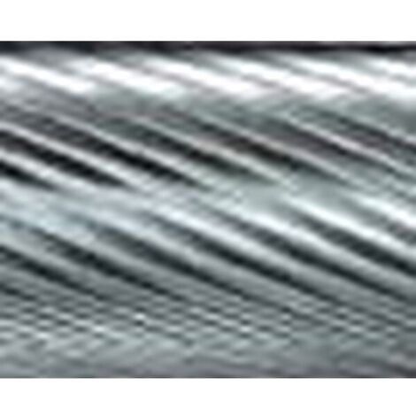 Mini-fresa en varilla de 3 mm, de carburo, forma esférico cilíndrico WRC (extremo ronda), dentado 5, forma : WRC 0313, Ø de la cabeza 3 mm