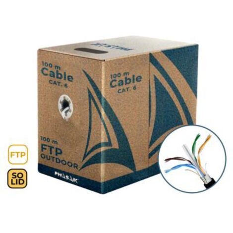 Bobina cable red exterior cca sólido