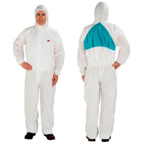Traje de protección 3M™ 4520 blanco/verde tipo 5/6 Talla 3XL