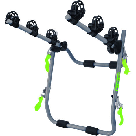 Portabicicletas de portón trasero para 3 bicis – Capacidad 15 kg cada una – Fijación sin herramientas – Revestimiento de espuma – Gobiker (1/5)