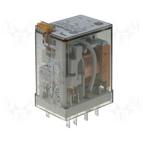 Mini rele' 2 intercambios 220vac 2 contactos 10 a 55.32.8.230.0040 553282300040