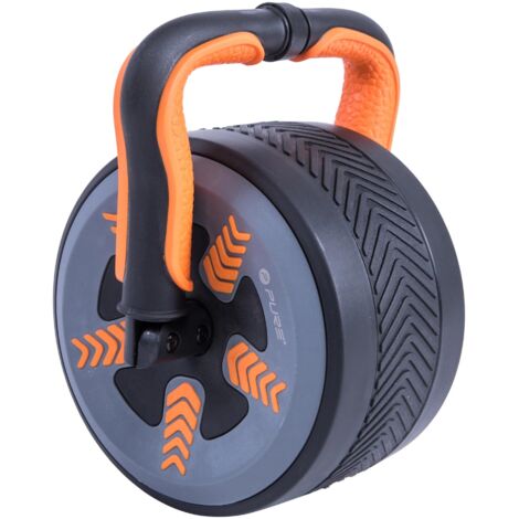 Pure2Improve Rodillo de Abdominales 2en1 Multifuncional para el Entrenamiento de los Músculos del Abdomen Pesa Rusa 3kg Ejercicio Fuerza Núcleo Fitness en Casa Frenado Inteligente y Rebote Automático (1/5)