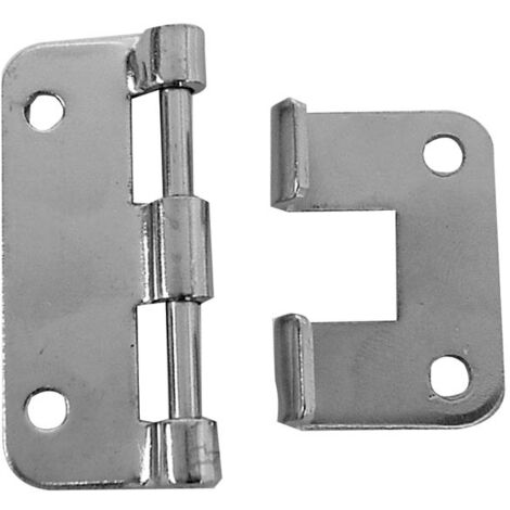 HQ-Power Bisagra, 58 x 46 mm, 10 piezas, metal (1/2)