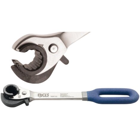 Llave de estrella con carraca  abierta  10 mm (1/2)