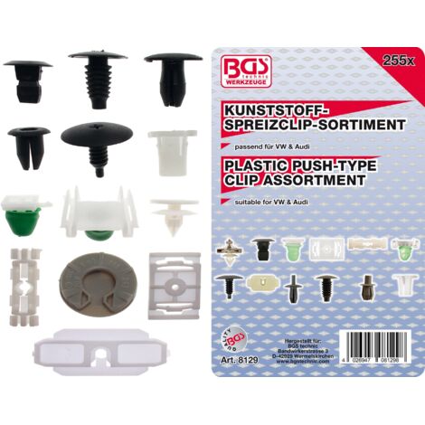 Surtido de grapas de automoción para VW 255 piezas (1/4)