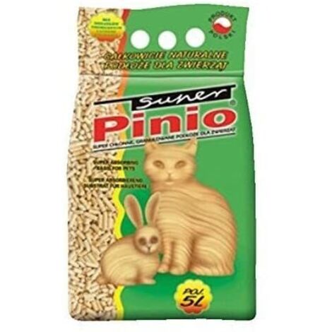 Super Pinio Pellets de Madera sin Aroma Bolsa de Basura, 5 litros