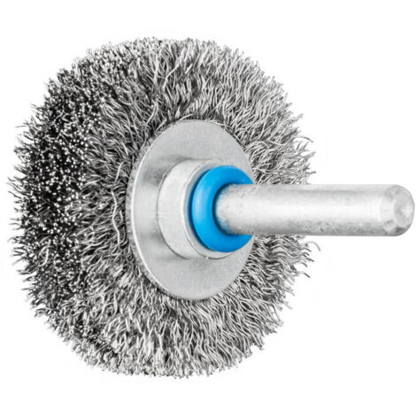 Brosse ronde RBU 2004/6 INOX D.40mm épaisseur fil 0,2mm VA 9mm CHEVAL