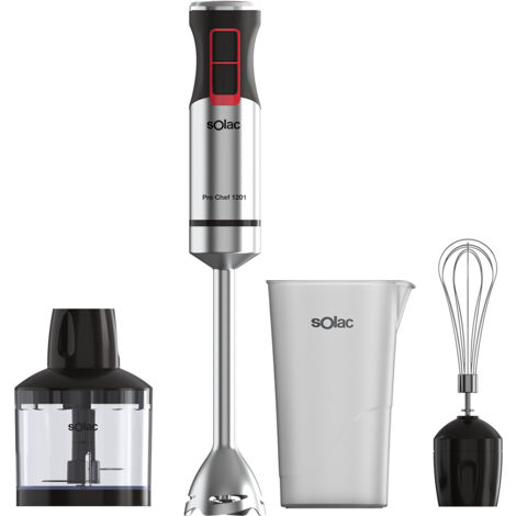 Batidora de Mano SOLAC BA5616 Pro Chef 1200   1200W, Inox (1/2)
