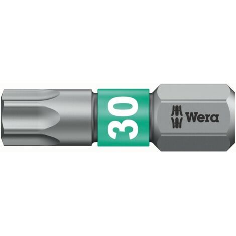 Conectores TORX, Bitorsión 867/1 BTZ TX 30 x 25 mm (por 10)