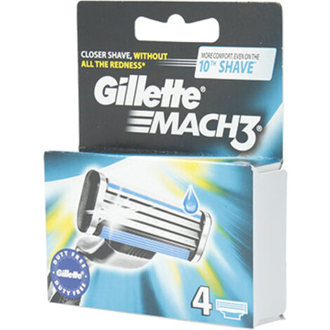 CUCHILLA DE RECAMBIO MACH3 4UD. GILLETTE
