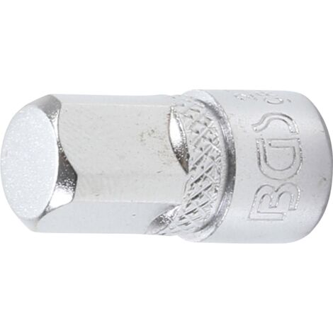 Adaptador de llave de vaso cuadrado interior 6,3 mm (1/4") - cuadrado exterior 10 mm (3/8")