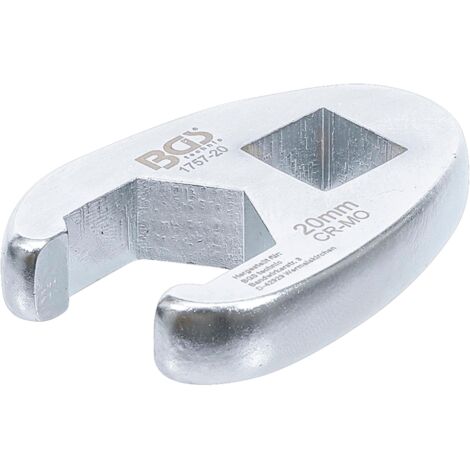 Llave boca hexagonal abierta (crowfoot)  entrada 12,5 mm (1/2")  20 mm