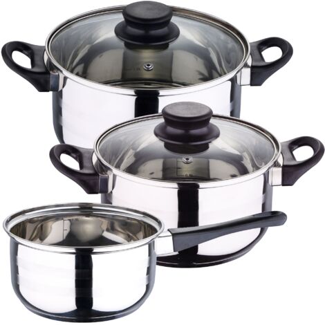 Batería de cocina 5pc acero inoxidable (1/5)