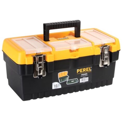 Caja de herramientas de 16'' con cierre metálico Perel (1/4)