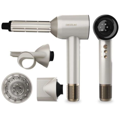 Secador de pelo Cecotec DryGlam Waves Champagne 1600 W brushless Plasma 110000 rpm (1/5)