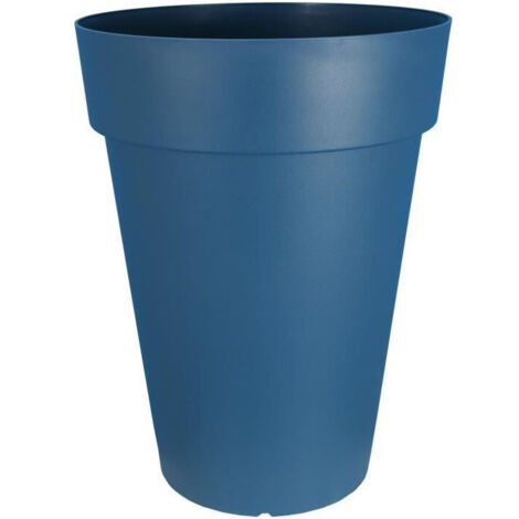 Maceta RIVIERA SOLEILLA - Plástico - Altura 66 cm - Azul (1/2)