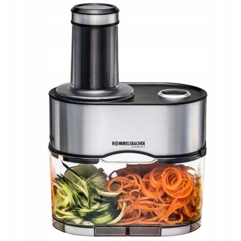 Rommelsbacher EGS 80 cortafiambres negro compacto y potente (1/5)