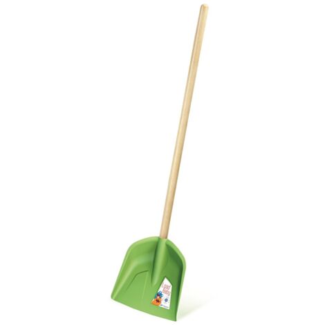 Pala de nieve load baby, con mango de madera 22mm x 61 cm verde