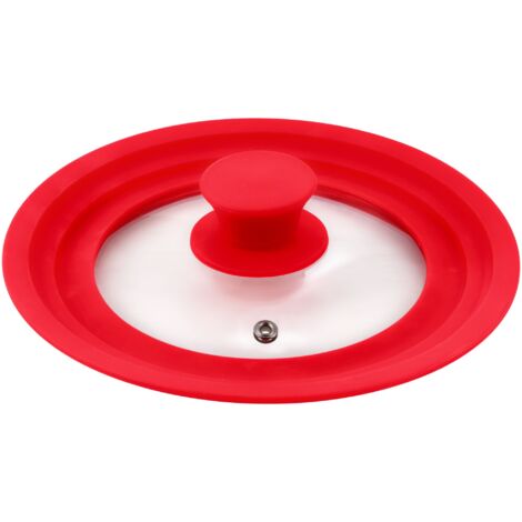 Tapa universal (16 18 20cm) cristal rojo, colección Jolie (1/5)
