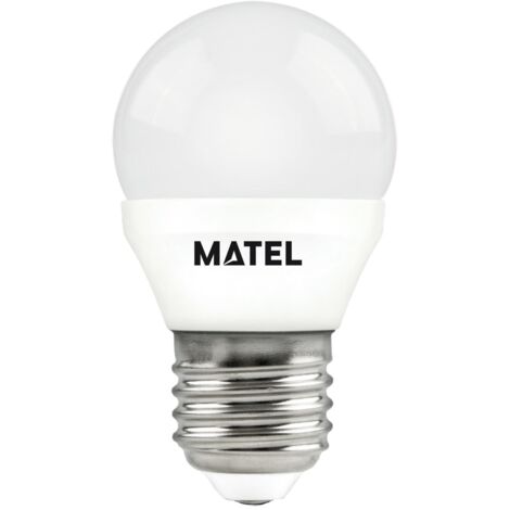Bombilla LED Esférica 3 Unidades E27 5W Neutra Matel (1/4)