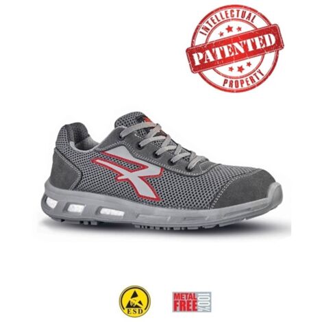 Zapatos de seguridad bajos FREQUENCY ESD S1P SRC - Gris 43 (1/9)