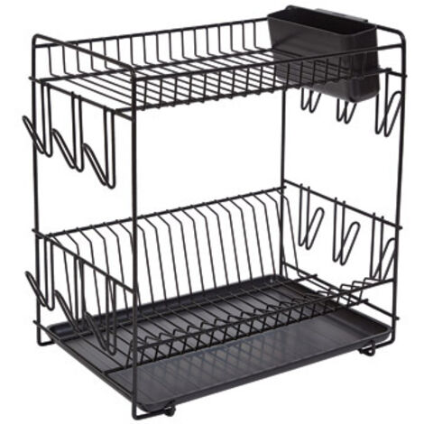 ESCURREPLATOS GRANDE NEGRO - 43X25X41,5