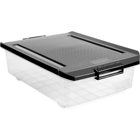 Tatay Caja multiuso Bajocama con tapa 32 Lt Negro