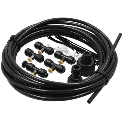 Ferrestock FSKNEB001 Kit para sistema de nebulización de 7.5m de longitud para enfriamiento por pulverización de gotas microscópicas (1/2)