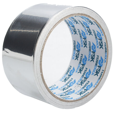 Ferrestock FSKTAL001 Cinta adhesiva de aluminio 50mmx10m para reparación (1/5)