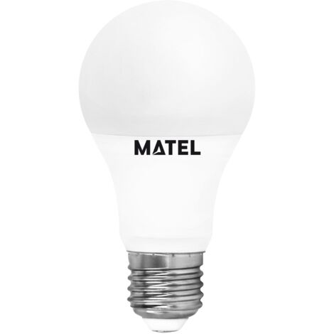BOMBILLA LED ESTÃNDAR MATEL E27 8W CÃLIDA