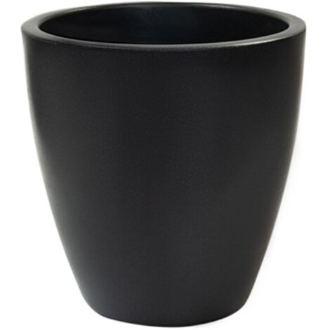 WellHome MACETERO DE POLIETILENO POR ROTOMOLDEO COLOR ANTRACITA 40x40 CM (1/5)