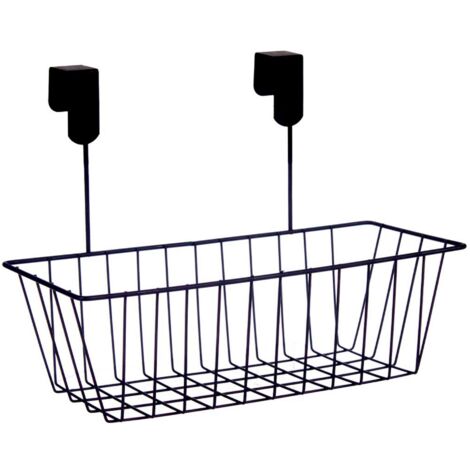 Soporte negro metal percha cesta colección KINVARA (1/3)