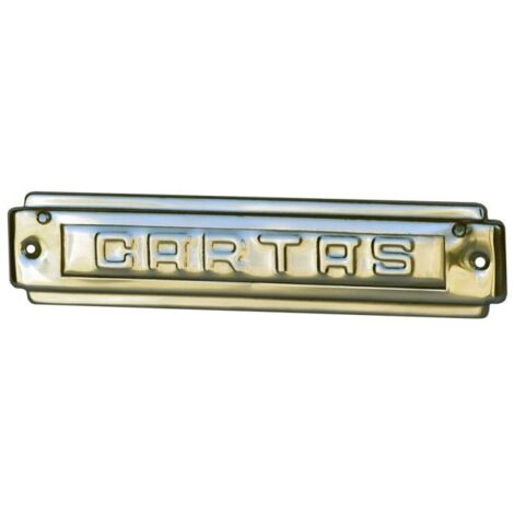 Placas para buzones EDM 85578 Plateado Acero Inoxidable 22 x 5 cm