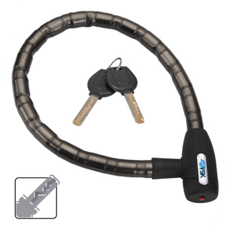 Ferrestock FSKCAN005 Cable antirrobo tipo pitón reforzado por rotulas de acero de 22mm (1/5)