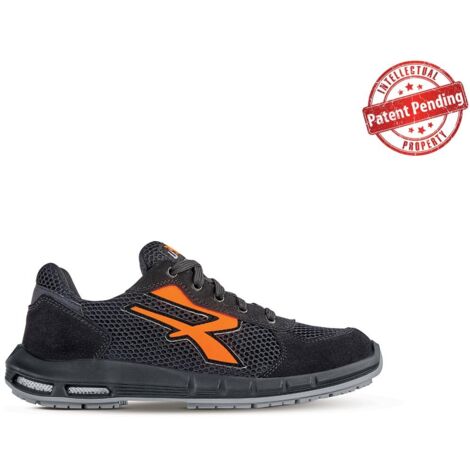 Zapatos de seguridad bajos ATOS ESD PLUS S1P SRC - Negro/Naranja 41 (1/5)