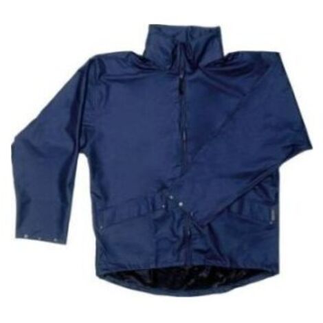 Chaqueta de lluvia Voss, PU-Stretch TL navy