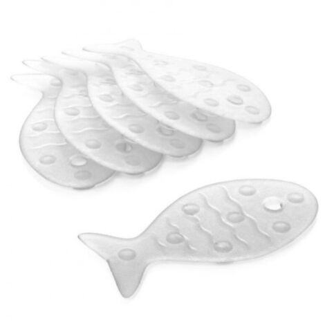 Almohadillas antideslizantes transparentes para bañera/ducha, Fish TATAY (1/3)