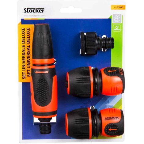 SET LANZA+ADAPTADOR GRIFO+CONECTORES 1/2"-5/8"-3/4" 27040