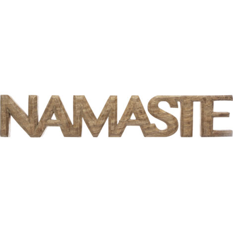 ATMOSPHERA CREATEUR D'INTERIEUR Namaste' Decorativo Madera DE Mango 54x3,5x10cm