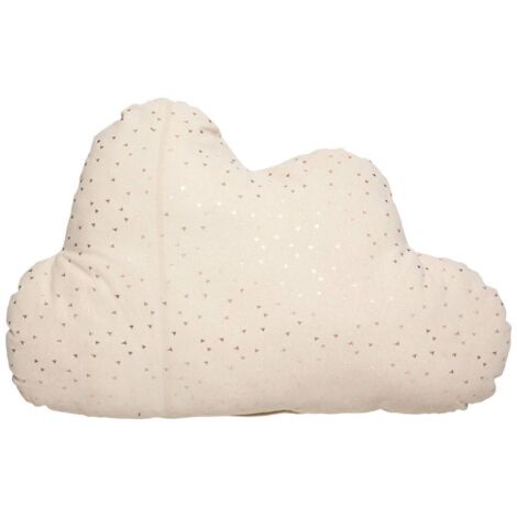 Cojín infantil Berlingot nube - algodón - beige - 45x28 cm - Atmosphera créateur d'intérieur
