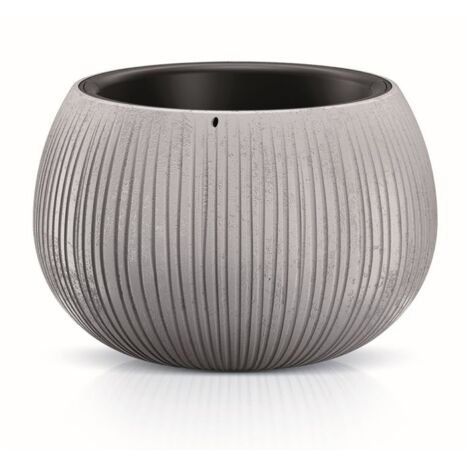 Prosperplast Maceta de plástico CON depósito en color Cemento BETON BOWL (1/5)